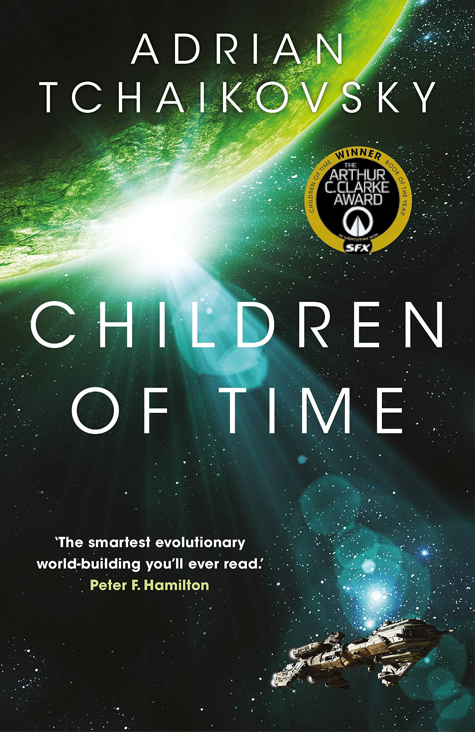 Okładka: Children of time, Adrian Tchaikovsky