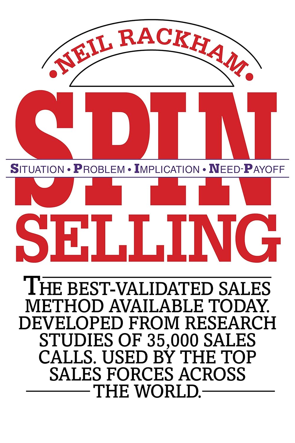 Okładka: SPIN Selling, Neil Rackham